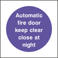 Automatic Fire Door Keep Clear